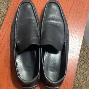 Gucci | Shoes | Gucci Slipons Black Leather Grey And Black  display picture 3